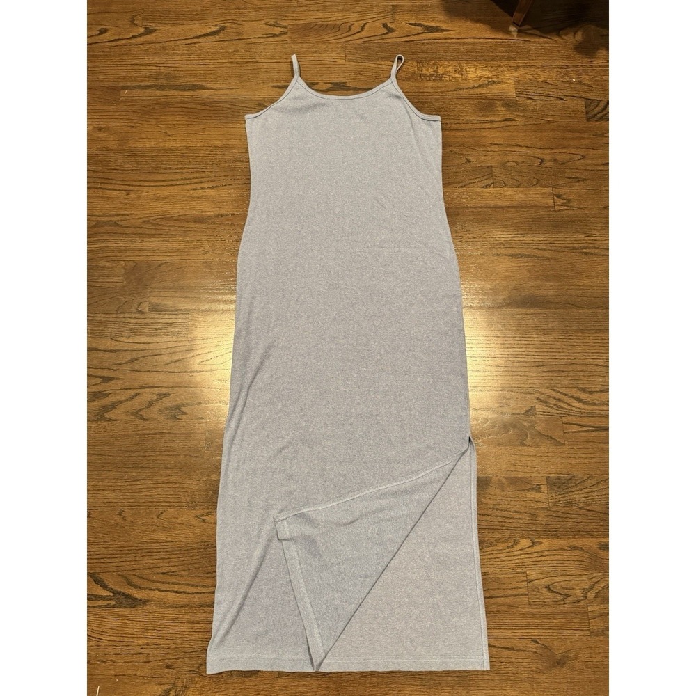xhilaration Tank Maxi Jersey Dress Women Sz XL Blue Y2K USA Made